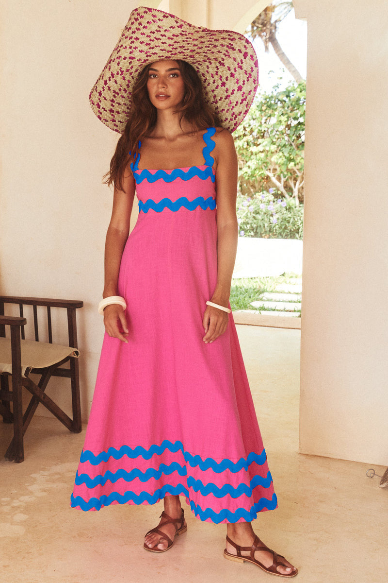 A-Line Long Beach Dress
