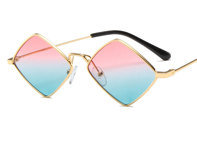 Irregular Metal Sunglasses