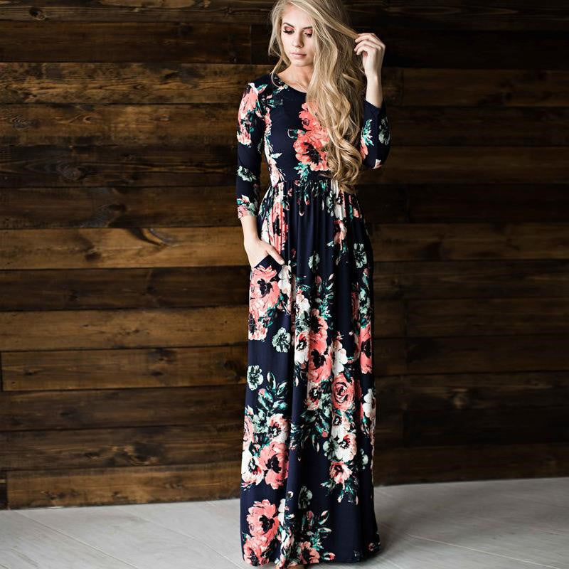 FLORAL Party Gown Dress