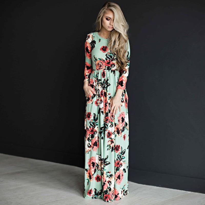 FLORAL Party Gown Dress