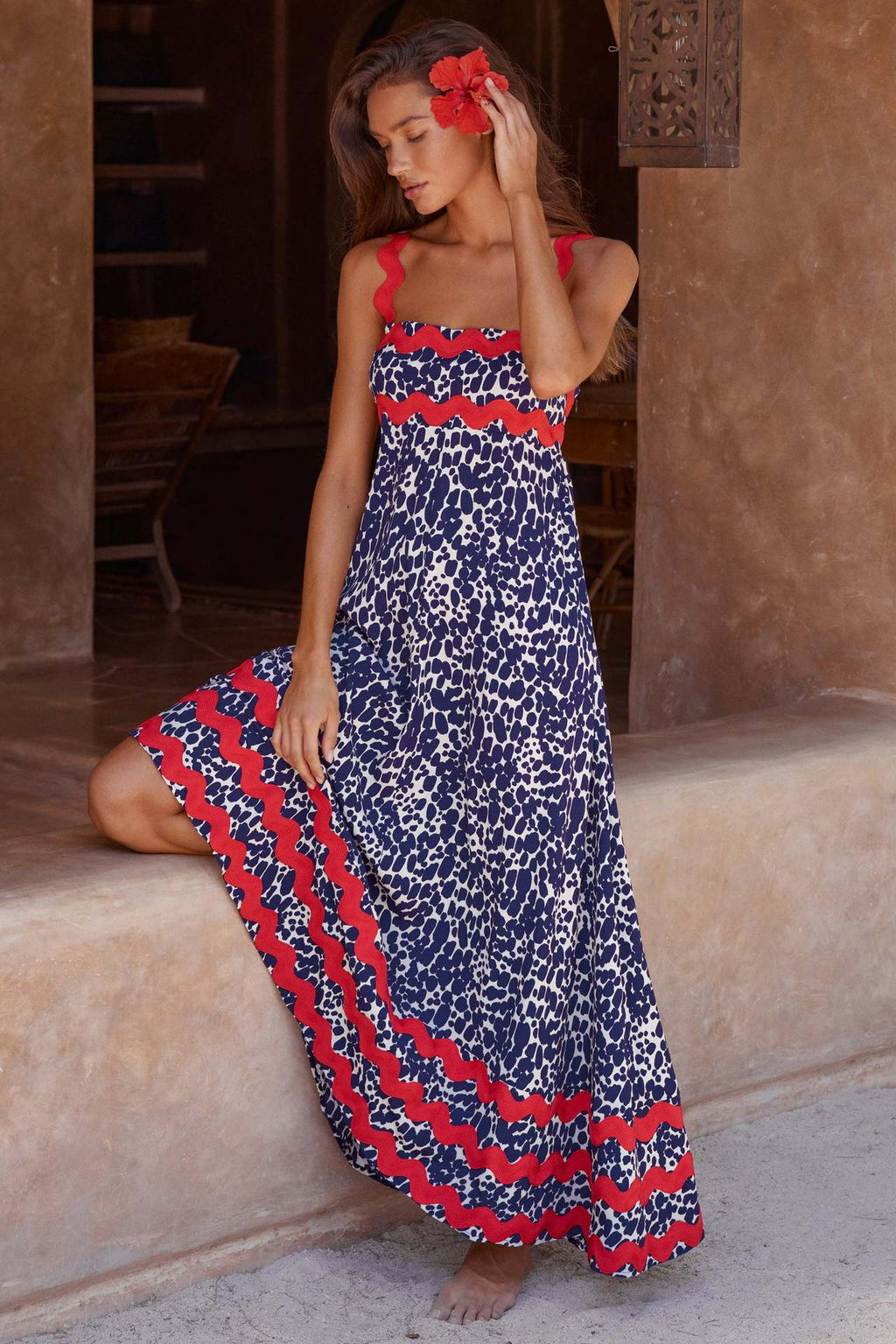 A-Line Long Beach Dress