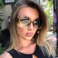 Gradient personality sunglasses