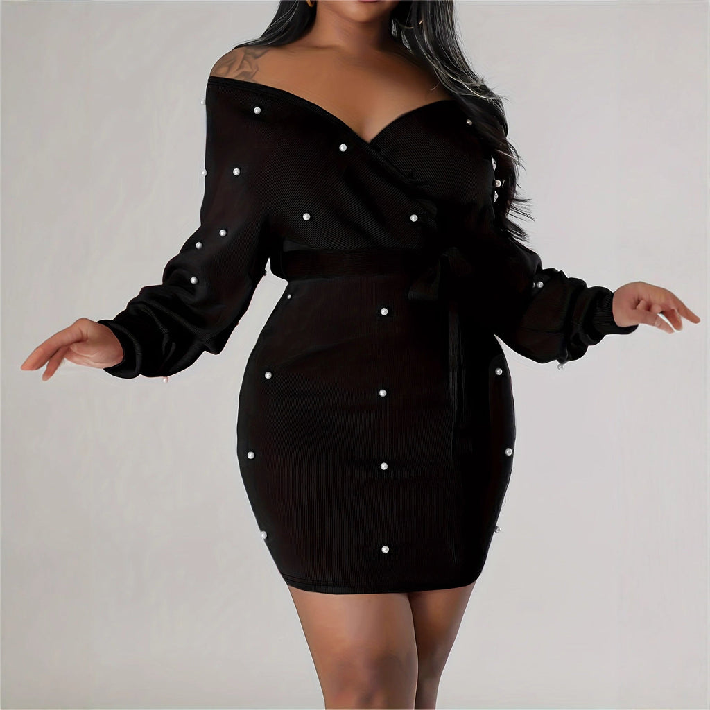 Beaded Bodycon Dress