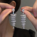 Christmas Tree Drop Earrings